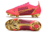 Chuteira Campo Nike Mercurial Vapor 14 Elite FG Rosa/Gold - Low - DA Sports Oficial