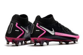 Chuteira Campo Nike Phantom GT Elite Dynamic Fit FG Black/Pink - Cano Alto - DA Sports Oficial