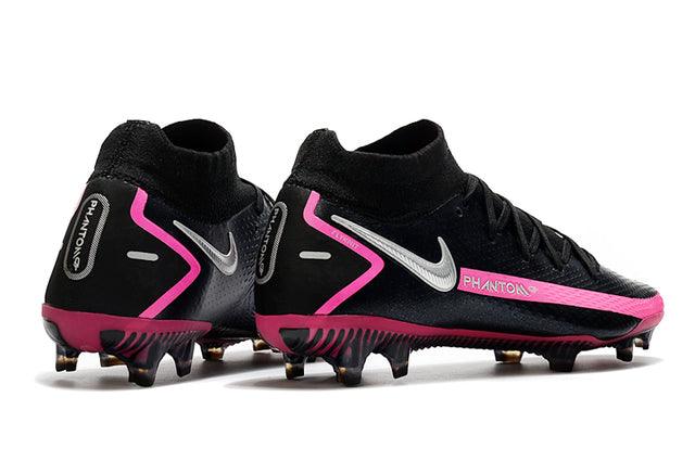 Chuteira Campo Nike Phantom GT Elite Dynamic Fit FG Black/Pink - Cano Alto - DA Sports Oficial