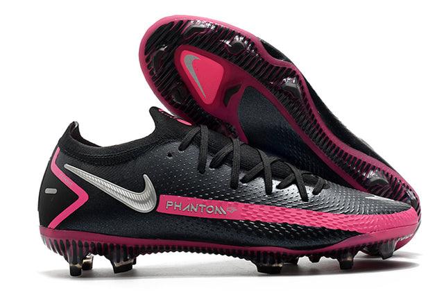 Chuteira Campo Nike Phantom GT Elite FG Black/Pink - Low - DA Sports Oficial