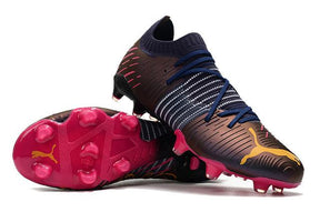 Chuteira Campo Puma Future Z FG Black/Pink/Orange - DA Sports Oficial