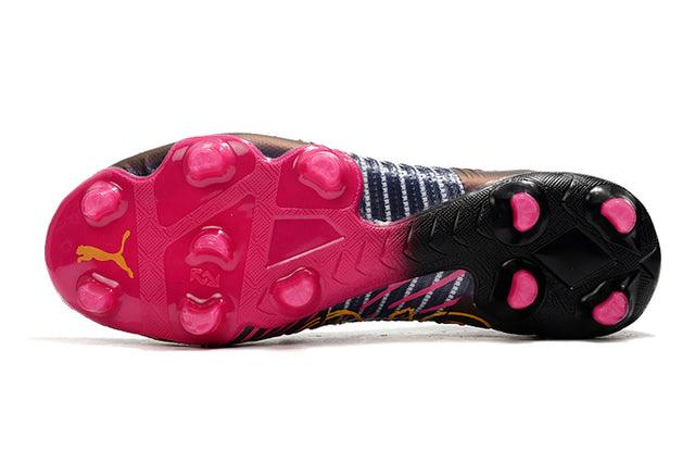 Chuteira Campo Puma Future Z FG Black/Pink/Orange - DA Sports Oficial