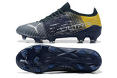 Chuteira Campo Puma Ultra FG Azul/Amarelo - DA Sports Oficial