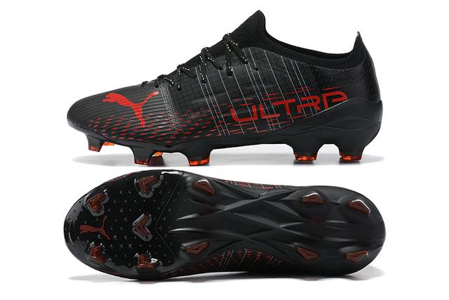 Chuteira Campo Puma Ultra FG Black/Red - DA Sports Oficial