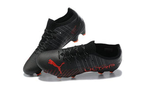 Chuteira Campo Puma Ultra FG Black/Red - DA Sports Oficial