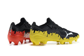 Chuteira Campo Puma Ultra FG Black/Yellow/Orange - DA Sports Oficial