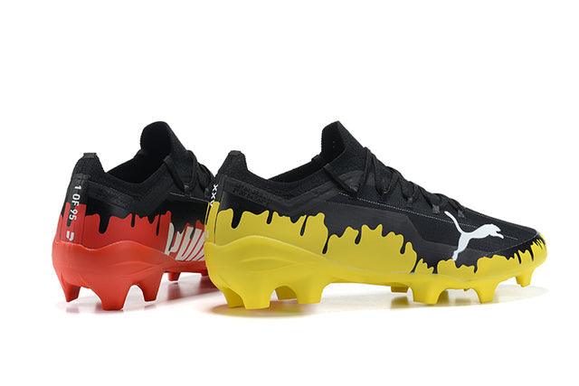 Chuteira Campo Puma Ultra FG Black/Yellow/Orange - DA Sports Oficial