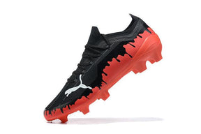 Chuteira Campo Puma Ultra FG Black/Yellow/Orange - DA Sports Oficial