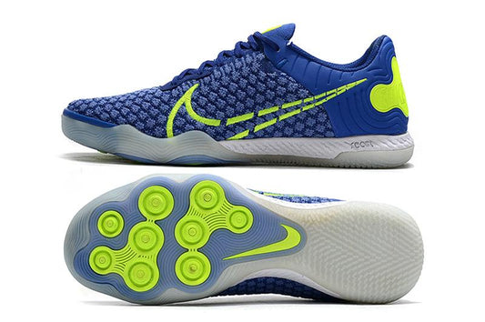 Chuteira Futsal Nike Phantom GT - Azul/Verde - Low - DA Sports Oficial