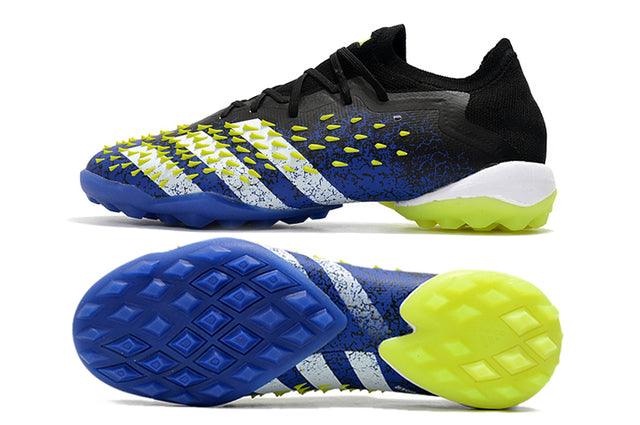Chuteira Society Adidas Predator Freak .1 Black/Blue/Yellow - Low - DA Sports Oficial