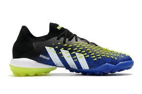 Chuteira Society Adidas Predator Freak .1 Black/Blue/Yellow - Low - DA Sports Oficial