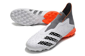 Chuteira Society Adidas Predator Freak + FG Gray/White/Orange - Cano Alto - DA Sports Oficial