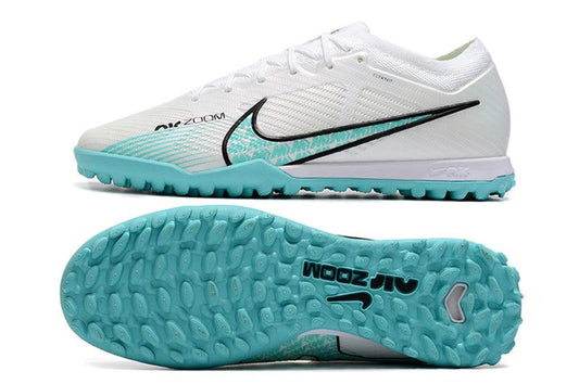 Chuteira Society Nike Air Zoom TF Branco/Azul - Low - DA Sports Oficial