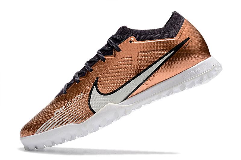 Chuteira Society Nike Air Zoom TF Marrom - Low - DA Sports Oficial