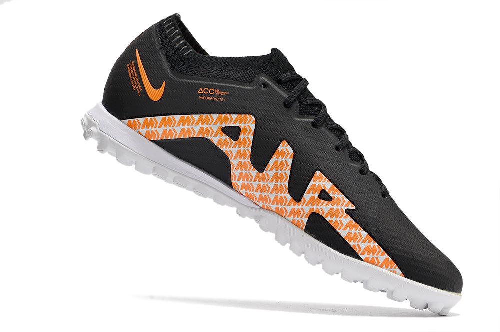 Chuteira Society Nike Air Zoom TF Preto/Laranja - Low - DA Sports Oficial