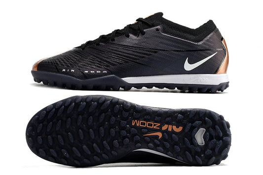 Chuteira Society Nike Air Zoom TF Preto/Marrom - Low - DA Sports Oficial