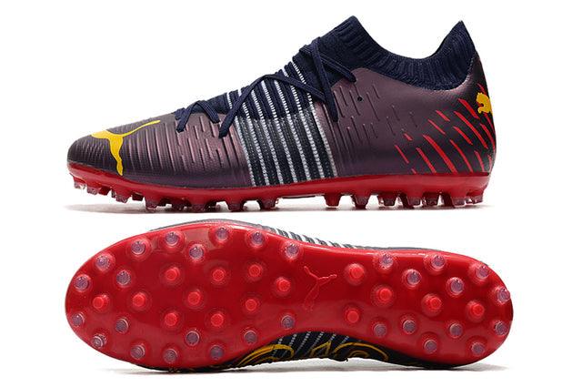 Chuteira Society Puma Future Z FG Black/Red/Orange - DA Sports Oficial