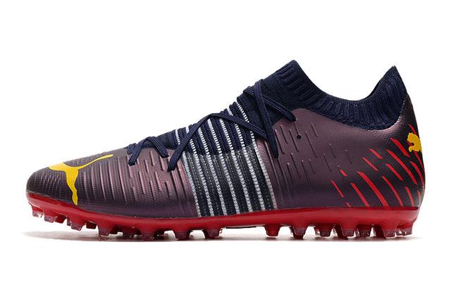 Chuteira Society Puma Future Z FG Black/Red/Orange - DA Sports Oficial