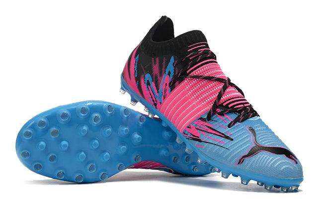 Chuteira Society Puma Future Z FG Blue/Pink - Low - DA Sports Oficial