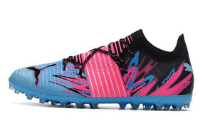 Chuteira Society Puma Future Z FG Blue/Pink - Low - DA Sports Oficial