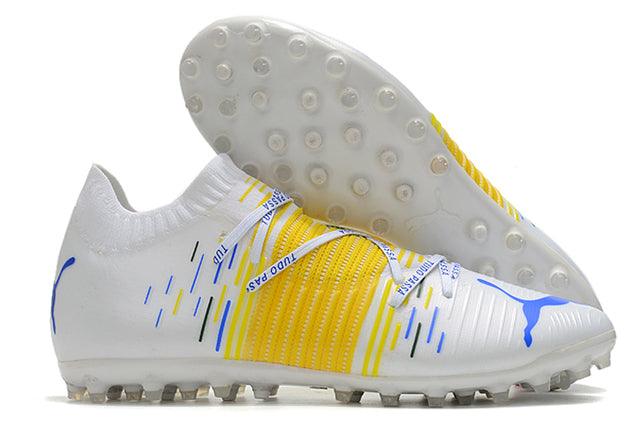 Chuteira Society Puma Future Z FG White/Yellow - DA Sports Oficial