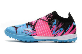 Chuteira Society Puma Future Z TF Blue/Pink - Low - DA Sports Oficial
