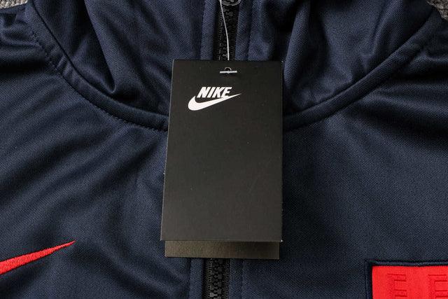 Conjunto França 21/22 Azul - Nike - Com Fecho e Capuz - DA Sports Oficial