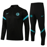 Conjunto Inter de Milão 21/22 Preto - Nike - Com Ziper - DA Sports Oficial