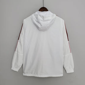 Corta-vento Manchester United 21/22 Adidas - Branco - DA Sports Oficial