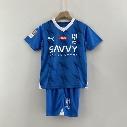 Kit Infantil Al Hilal 23/24 Puma - Azul - DA Sports Oficial