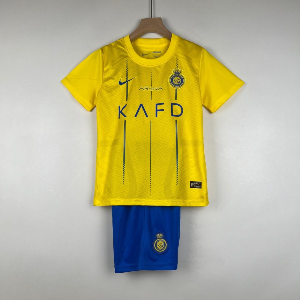 Kit Infantil Al Nassr I 23/24 - Amarela - DA Sports Oficial