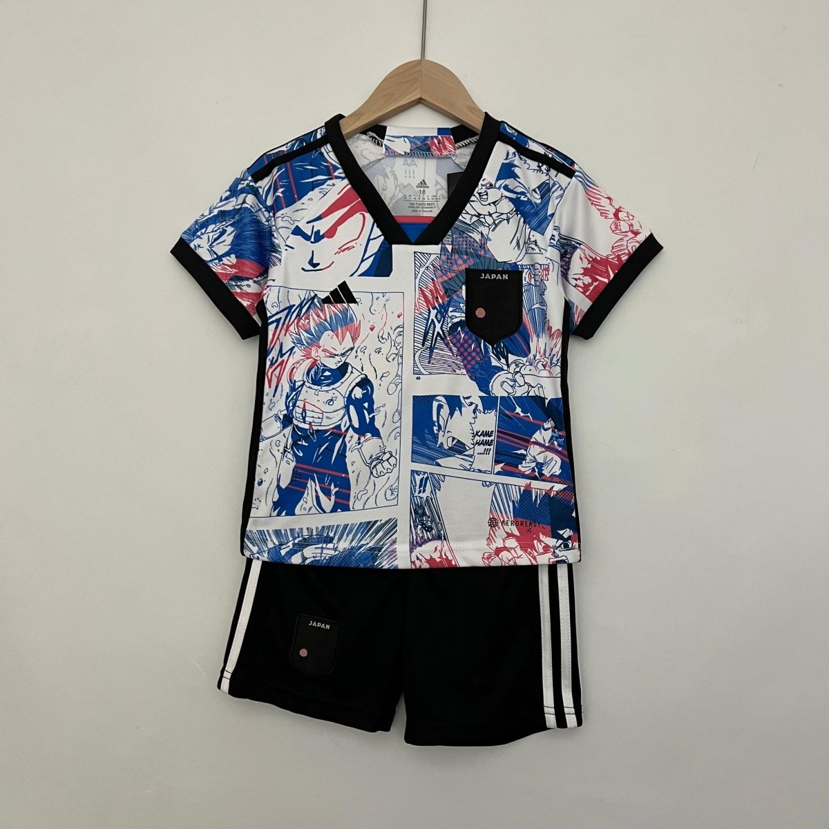 Kit Infantil Japão 2023 Adidas - Dragon Ball - Z - DA Sports Oficial