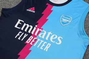 Regata Arsenal 23/24 - Treino - Azul Claro/Preto - DA Sports Oficial