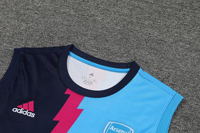 Regata Arsenal 23/24 - Treino - Azul Claro/Preto - DA Sports Oficial