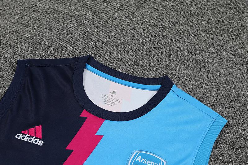 Regata Arsenal 23/24 - Treino - Azul Claro/Preto - DA Sports Oficial