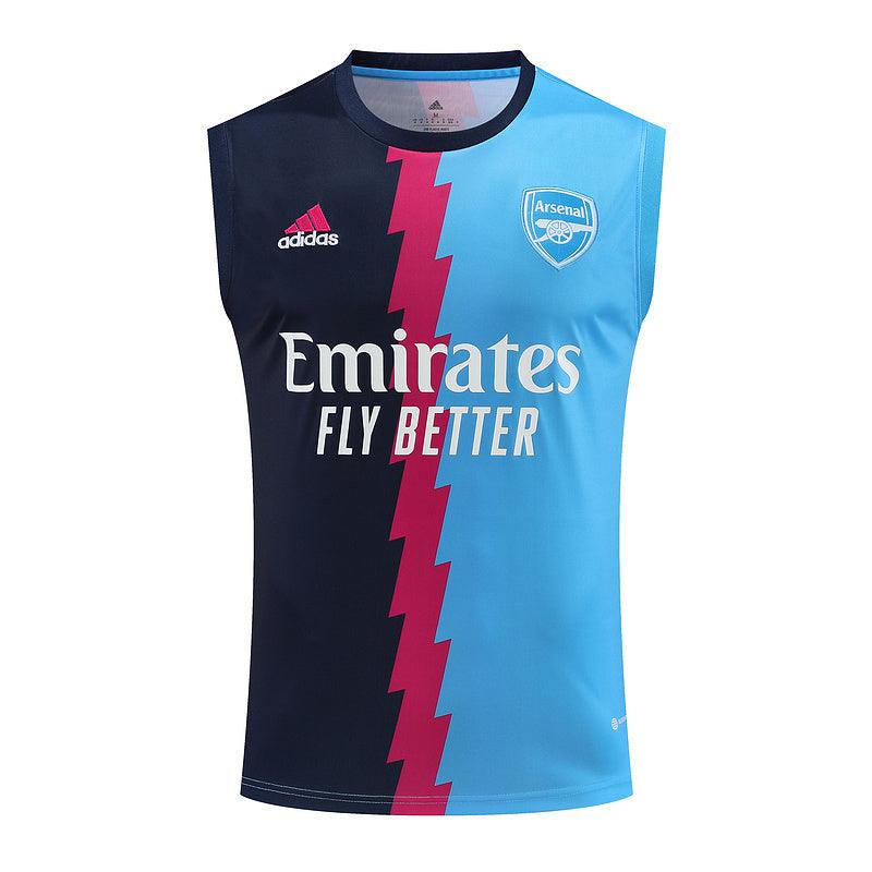 Regata Arsenal 23/24 - Treino - Azul Claro/Preto - DA Sports Oficial