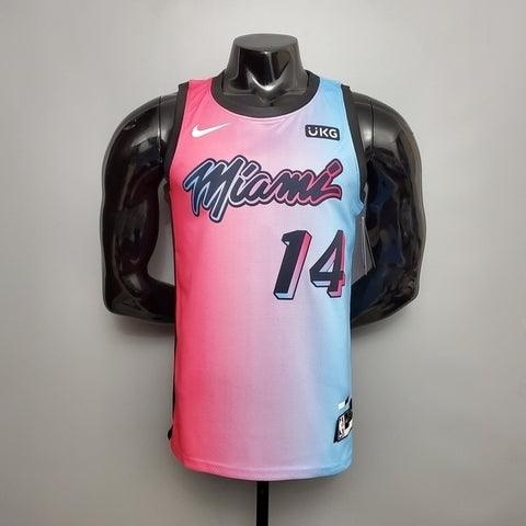 Regata Miami Heat Masculina - Rosa e Azul - DA Sports Oficial