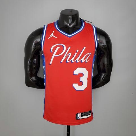 Regata Philadelphia 76ers Masculina - Vermelha - DA Sports Oficial