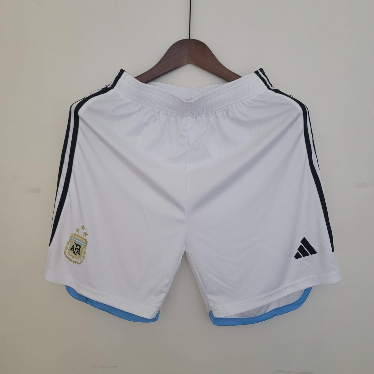 Short Argentina I 2022/23 Adidas - Branco - DA Sports Oficial